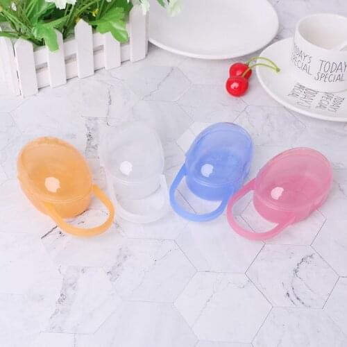 1PC Portable Baby Nipple Container Box Plastic Pacifier Case Soother Cases Organizer Storage Nipples Supplies