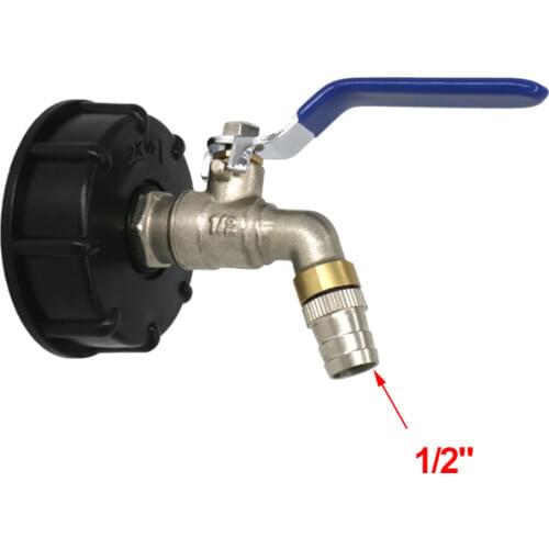 1PC Inlet DN50 IBC Adapter Garden Water Tank Connector IBC Rainwater Valve Adapter Tap Garden Supplies