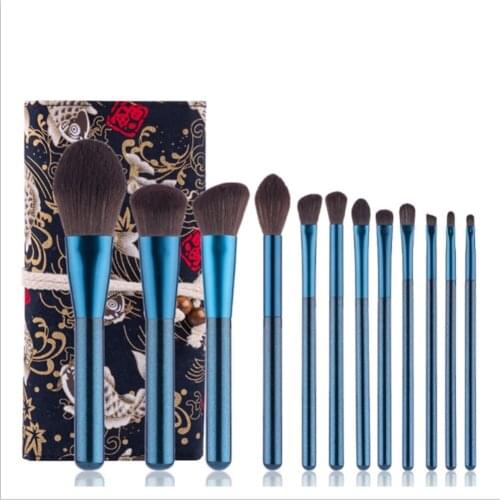 12 Makeup Brush Set Professional Beauty Tool Gloss Concealer Lipstick Blush Eye Shadow Delicate Package