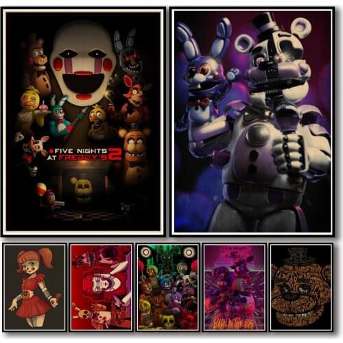 5D Anime Diamond Mosaic Diamond Painting Five Nights Full Square Diamond Embroidery Pictures Of Rhinestones Cross Stitch Kits