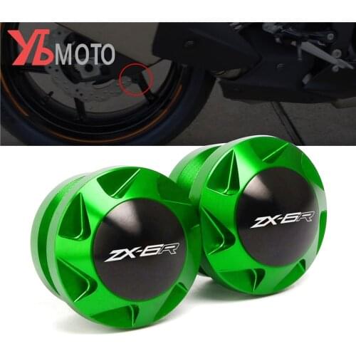 Motorcycle New Aluminum Swingarm Spools Slider For Kawasaki zx-6r zx6r zx636 2015-2018 2019 2020 8mm Stand Screws