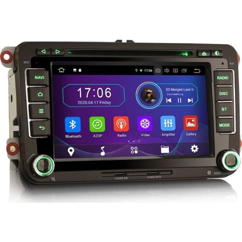 7" Android 10.0 OS Car DVD Multimedia GPS Radio System Player for Volkswagen Polo 2009-2014 EOS 2006-2015 T5 Caravelle 2010-2015