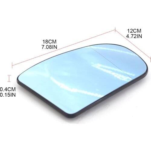 Car Heated Back Mirror Lens Clear Glass Automotive Interior Accessories Fit for mercedes benz W203/W211 R3MD