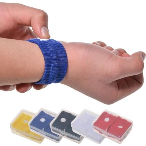 1 Pair Wrist Band Adult Travel Morning Sickness Anti Nausea Motion Sickness Car Boat Plane Wristband Wrist no side-effects fast