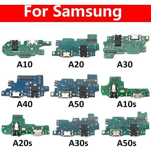 USB Charging Dock Jack Socket Connector Board Flex Cable For Samsung A02S A12 A10 A10S A20 A20S A21S A30 A30S A40 A50 A50S A750