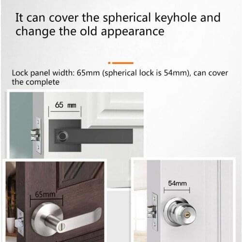 2-IN-1 Smart Fingerprint Door Lock with USB Interface Smart Door Lock Smart for Flats Office Homeowners Tenants Hotels