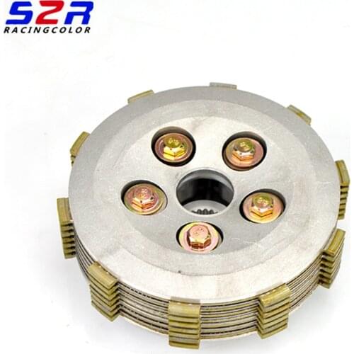 7 pcs Motorcycle Clutch Friction Plate For HONDA CB400SS NX4 falcon 02-08 XR400 XR400M XR400SM SHADOW VT600C NX400cc XL600V