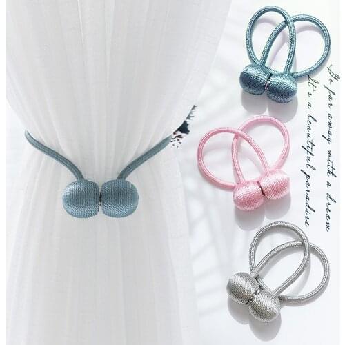 1x Pearl Magnetic Curtain Clip Curtain Holders Tieback Buckle Clips Hanging Ball Buckle Tie Back Curtain Accessories Home Decor