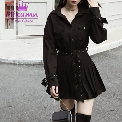 Модные платья-рубашки Mikumn China At AliExpress