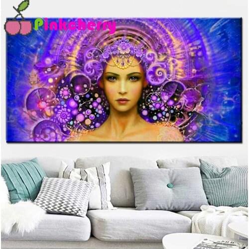 Diamond Painting Set Abstract women Mosaic Diamond Full Square Round drill Home Decor Embroidery Large Girl Diamond Art k668
