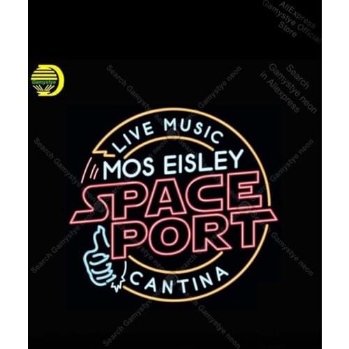 Neon for Mos Eisley Space Port Cantina NEON Bulbs Lamp Live Music GLASS Neon Bulbs Decorative Polis Signage Shop Bar Pub Light