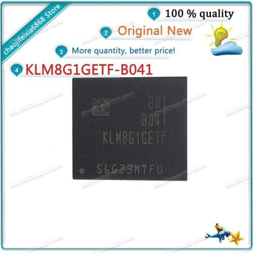 1pcs/lot!KLM8G1GETF-B041 KLM8G1GETF BGA153 memory chip NEW ORIGINAL