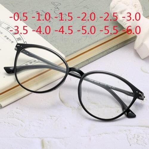 Cat Eye Clear Lens Women Optical Eyewear Myopia Spectacle Glasses -0.5 -1.0 -1.5 -2.0 -2.5 -3.0 -3.5 -4.0 -4.5 -5.0 -5.5 -6.0