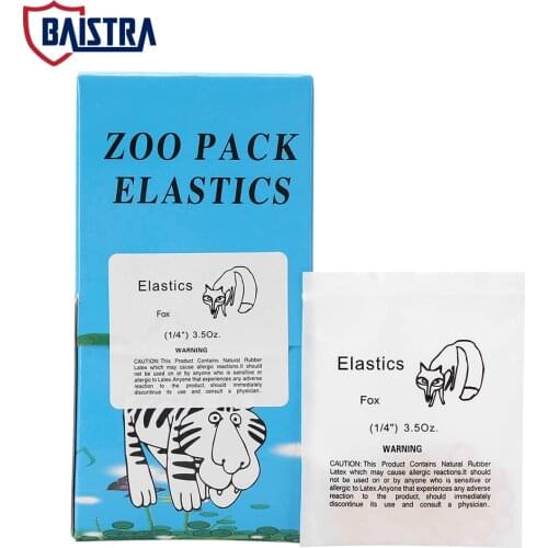 5000pcs Orthodontic Dental Rubber Bands Braces Elastics Rings Fox Squirrel Rabbit Monkey Penguin 3.5/4.5 OZ