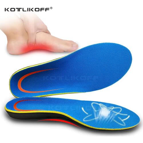KOTLIKOFF Sole Flat Feet Orthotic Insoles Arch Support Orthopedic Inserts Plantar Fasciitis,Feet Pain,Pronation For Men Women