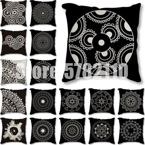 Cushions 45cm*45cm geometric graph pattern linen/cotton throw pillow covers couch cushion cover home decorative pillows
