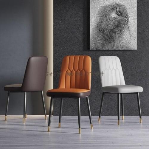 Simple nordic net red modern dining table stool light luxury restaurant ins nail home chair makeup negotiation