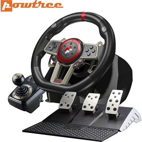 Racing Steering Wheel For PS4/PS3/PCSwitch/Xbox One/Xbox 360 Game Steering Vibration Joysticks Remote Controller Wheels Drive