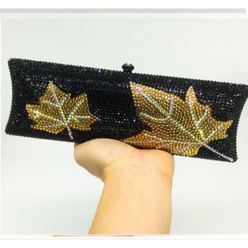 XIYUAN BRAND New Women Fashion Bridal Clutch Party Wedding Dinner Evening Bags Crystal Diamonds Bridesmaid Day Clutch Purse pink