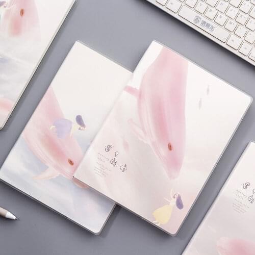 B5 English Notebook, Super Thick, High-value Edition, Plastic Cover Notebook, 16K High School