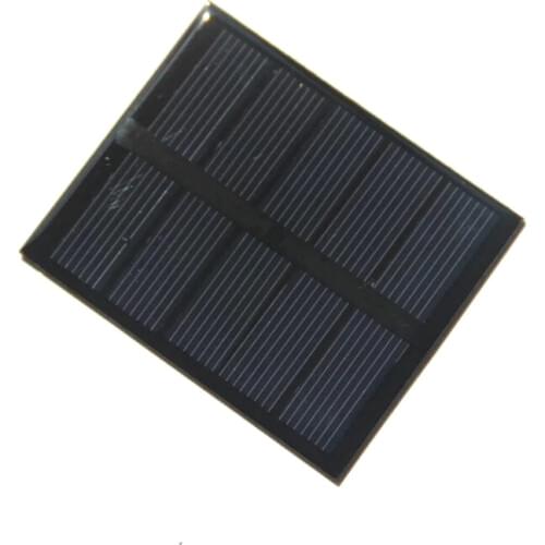 0.5W 2.5V Solar Cell Module Polycrystalline Diy Solar Panel Charger Education Kits 58*70*3MM Epoxy 30pcs/lot Wholesale