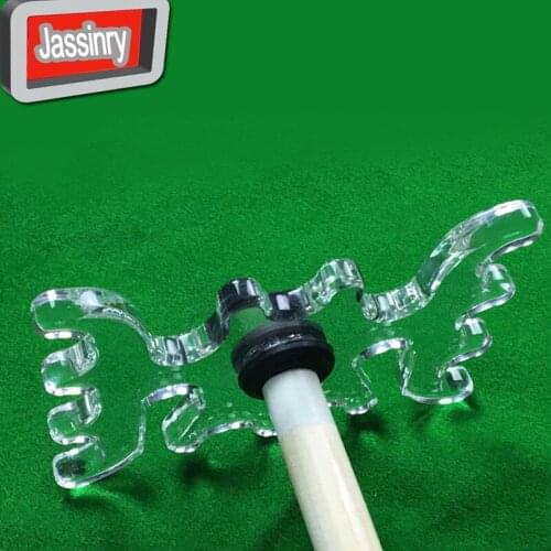 1pc Multi-functional transparent Bridge Cue Rest Head Pool Billiard Snooker Cue Stick Rest Bat-Moose Bridge Spider Heads