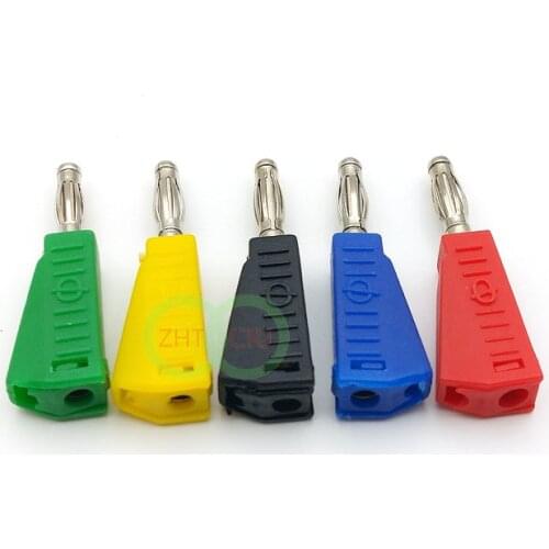 100PCS Nickel Plated Banana Plug Solder connector