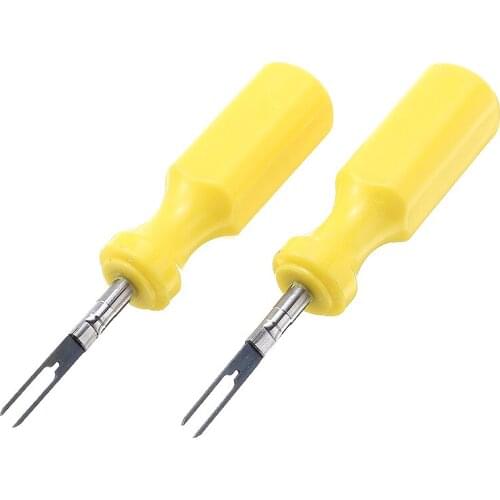 2pcs/lot Terminal Dismantling Cable Plug Release Extractor Crimp Pin Pigtail Plug Terminal Removal Dismount Tool Kit