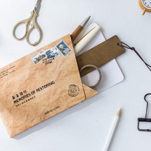 4packs/lot Vintage memories Postcard Greeting Card Gift Postcard Birthday greeting card/Christmas gift