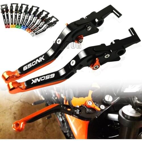 Motorcycle Motorbike CNC Aluminum Adjustable Folding Foldable Extendable Brake Clutch Levers For CFMOTO 400NK/650NK 400/650 NK