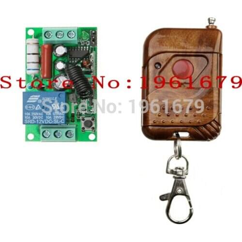 AC 220 V 1 CH RF Wireless Remote Control 1 * Receiver & 1 *Transmitter 315 mhz or 433mhz