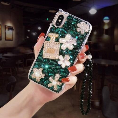 For Samsung A50 A90 A7 A9 A8 A70 A80 j7 j6 j8 Case Bling Rhinestone Diamond Crystal Cover
