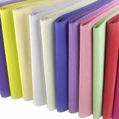 20Pcs/Lot Decorative Crepe Paper Craft DIY Colorful Flower Make Wrapping Paper Fold Scrapbooking Party Backdrop Decoration