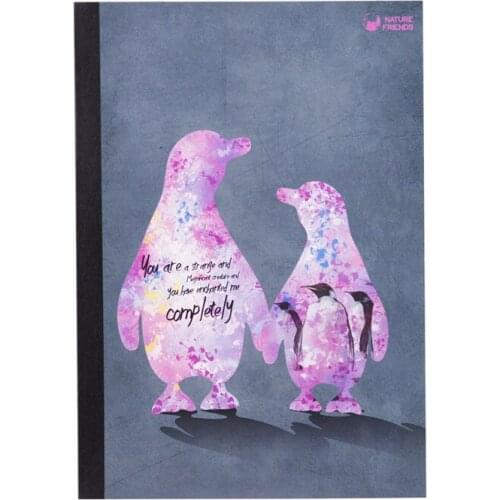 DL Effective WA560-05 cute animal perspective students diary notebook Notepad binding the soft copy Stationery student supplies