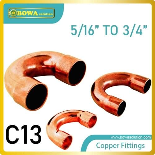 Copper Return bends are installed in evaporators and condensers of HVAC/R products to reduce copper benging jobs to save costs