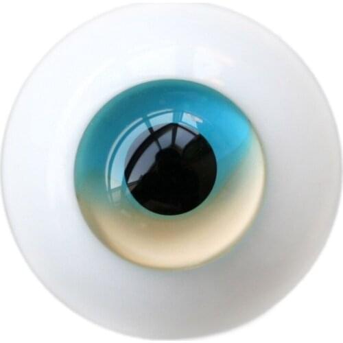 [wamami] 12mm Skyblue & Beige For BJD AOD DOD Doll Dollfie Glass Eyes Outfit