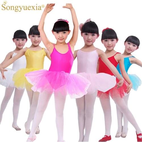 New Girls Ballet Dress For Children Girl Dance Clothing Kids Ballet Costumes For Girls Dance Leotard Girl Dancewear 6 Color