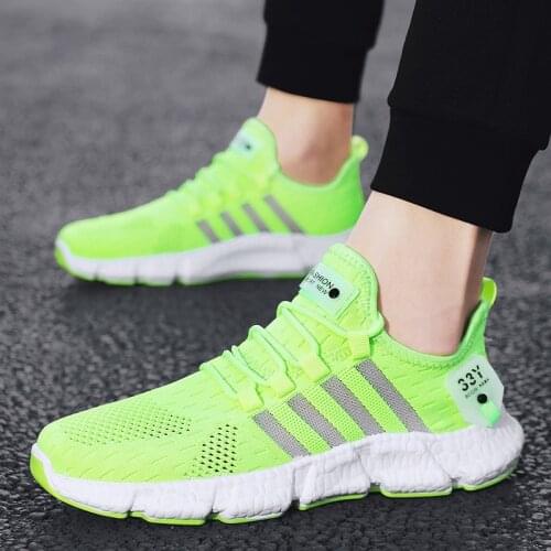 Mr Co Spring New Mens Shoes 2021 Fly Woven Mesh Mens Shoes Korean Casual White Shoes Trend Mens Casual Sports Shoes