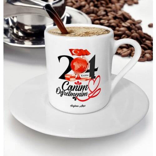 Personalized Monsieur Lazhar Turkish coffee Cup-2