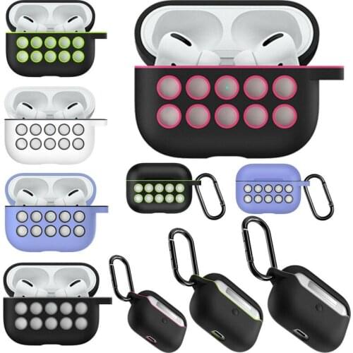 Silicone Case For Apple Airpods Pro Case Air Pods Pro Cover Funda Wireless Earphone Protective Cover For Air Pods Pro Earpods