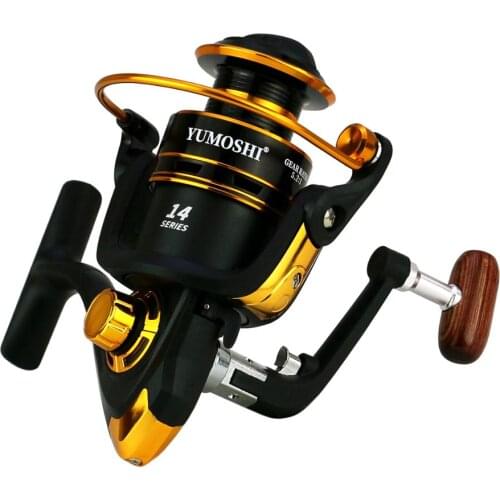 Spinning Fishing Reel 14-axis Full Metal Wire Cup Fishing Wheel2000-7000 Sea Rod Fishing Reel Saltwater Fishing Gear Accessories