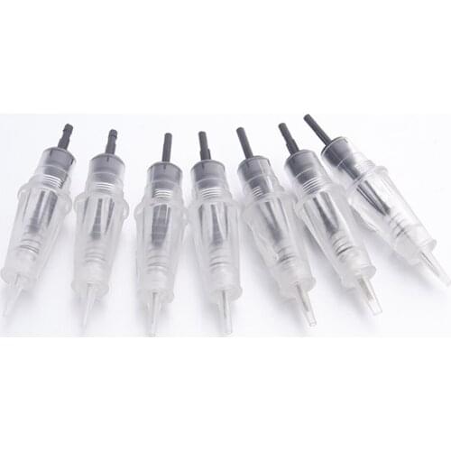 Tattoo Cartridge Needle for Digital Charmant Permanent Tattoo Machine Permanent Makeup Microblading Needles for Eyebrow Lip