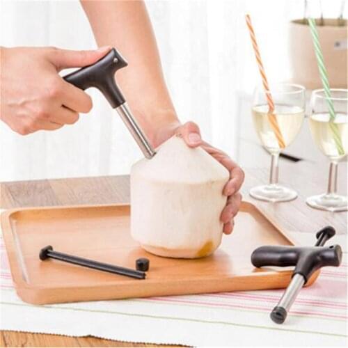 High Quality Convenience Stainless Steel Opener Coconut Punching Tool Drilling Cutting Tool Fruit Opener Kitchen Tool