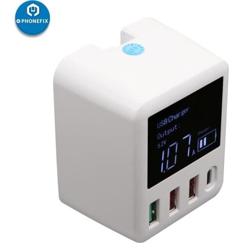 WLX-A9T QC 3.0 30W Charger Quick Charge 3.0USB Wall Charger with Type-C output Adapter Fast Charging for iPhone Samsung Huawei