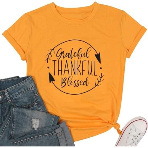 Mama T-shirt womens Thanksgiving print summer T-shirt Casual Short Sleeve T-Shirt Top TX5131