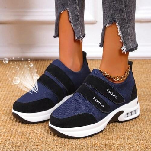 Womens Shoes Breathable Mesh Sneakers Summer Casual Pad Flat Heel Sneakers Ladies Plus Size Comfortable Walking Shoes 35-43
