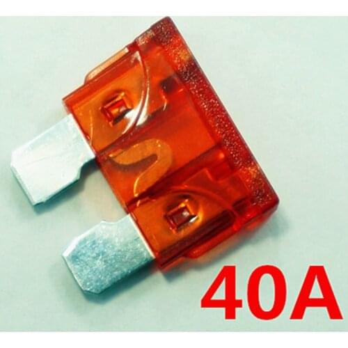 100 pcs/lot) 40A / 32V Car Vehicle Auto Medium Blade ATO Fuse, 40 Amp, Automotive Fuse