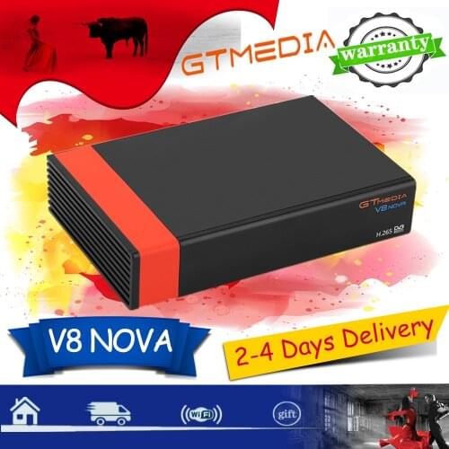 1080P Receptor Gtmedia V8 Nova built-in WIFI GTmedia V8X Satellite Receiver H.265 upgrade from Freesat V9 Super v8 Honor no app