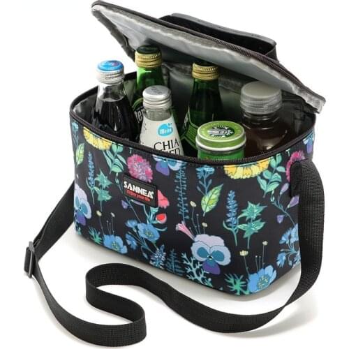 4.8L Food Storage Insulated Ice Lunch Boxes Flora Print Bag In The Maternity Hospital Waterproof Mummy Bag Lunch Container Kids