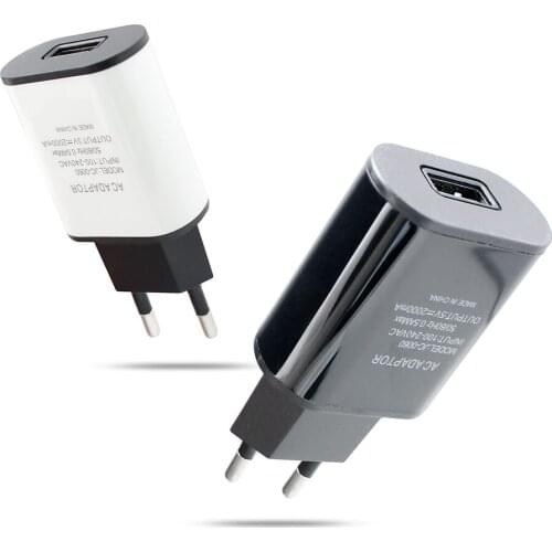 5V Power Supply Adapter One USB Mobile Phone Charger AC DC 5V 2A USB Power Adapter Supply 220V EU Plug Adaptor for Andriod Phone